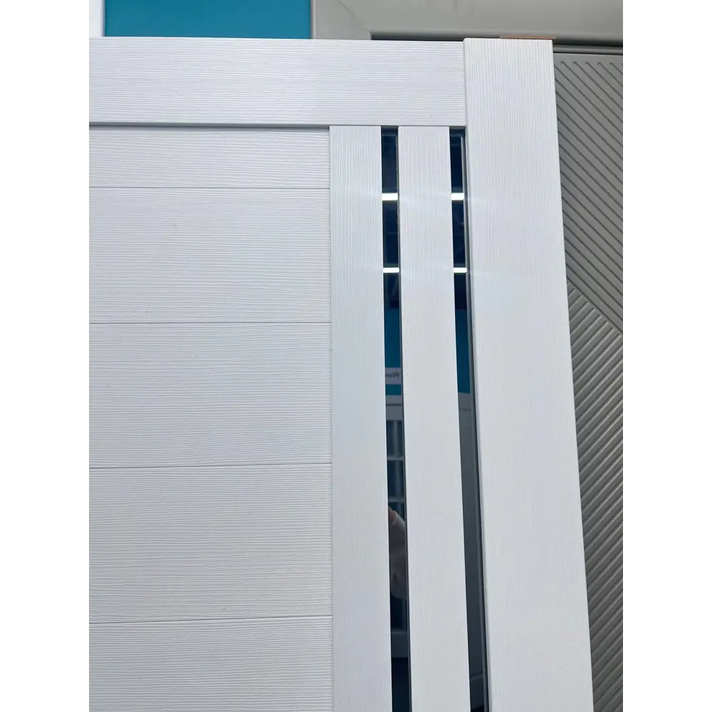 Фото 4 Комплект межкомнатной двери Wanmark D13/4 зеркало 200x80см ПВХ цвет белый с коробом и наличниками Фото 4 Комплект межкомнатной двери Wanmark D13/4 зеркало 200x80см ПВХ цвет белый с коробом и наличниками