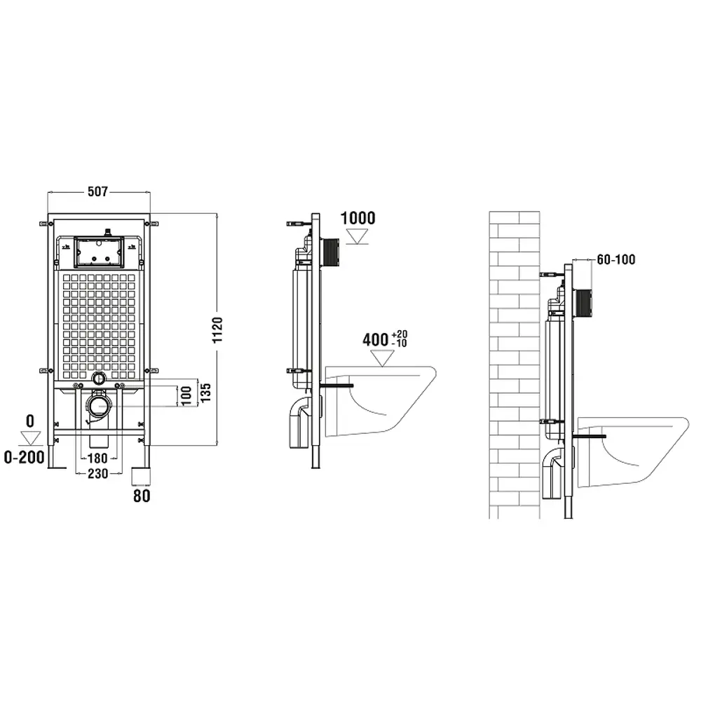Фото 6 Комплект инсталляция с унитазом Weltwasser 542403 цвет белый Фото 6 Комплект инсталляция с унитазом Weltwasser 542403 цвет белый