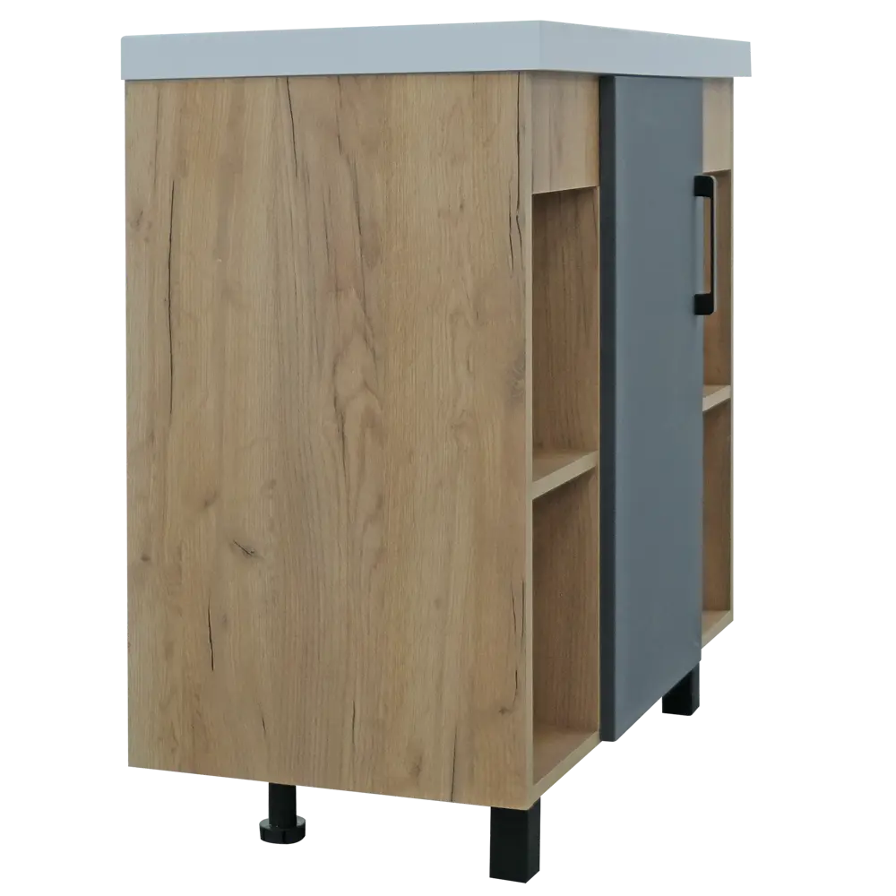 Фото 13 Тумба под раковину напольная Doratiz 9908.133 79.5см цвет графит, ватан Фото 13 Тумба под раковину напольная Doratiz 9908.133 79.5см цвет графит, ватан