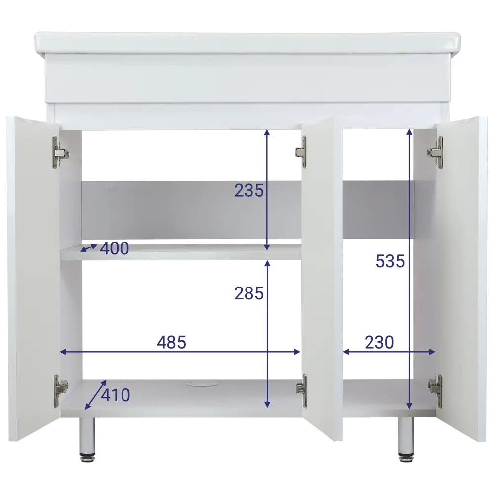 Фото 10 Тумба под раковину напольная Doratiz 9911.196 76.5см цвет белый Фото 10 Тумба под раковину напольная Doratiz 9911.196 76.5см цвет белый