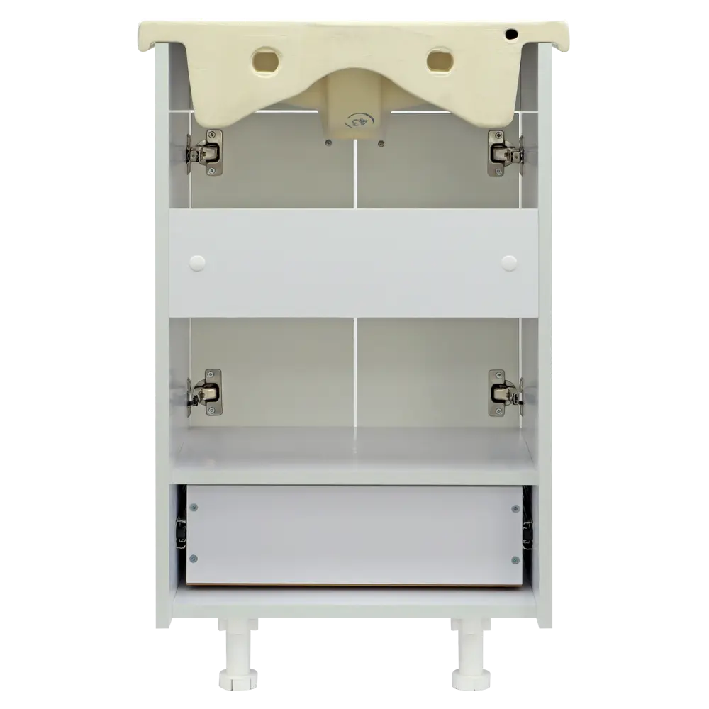 Фото 16 Тумба под раковину напольная Doratiz 9911.053 46.5см цвет белый