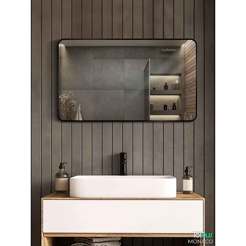 Фото 17 Зеркало для ванной Toppus Monaco 2911.024 с подсветкой 80x120см Фото 17 Зеркало для ванной Toppus Monaco 2911.024 с подсветкой 80x120см