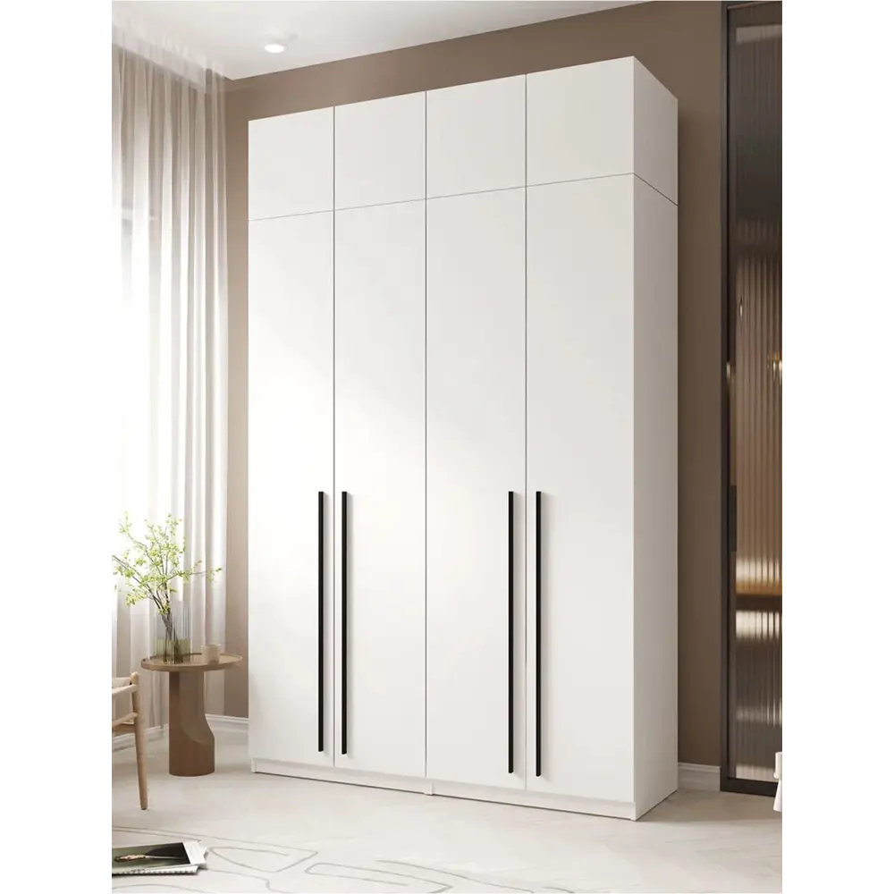 Фото 2 Шкаф распашной Принцесса мелания София3022/2а 160x260x50 см ЛДСП цвет белый