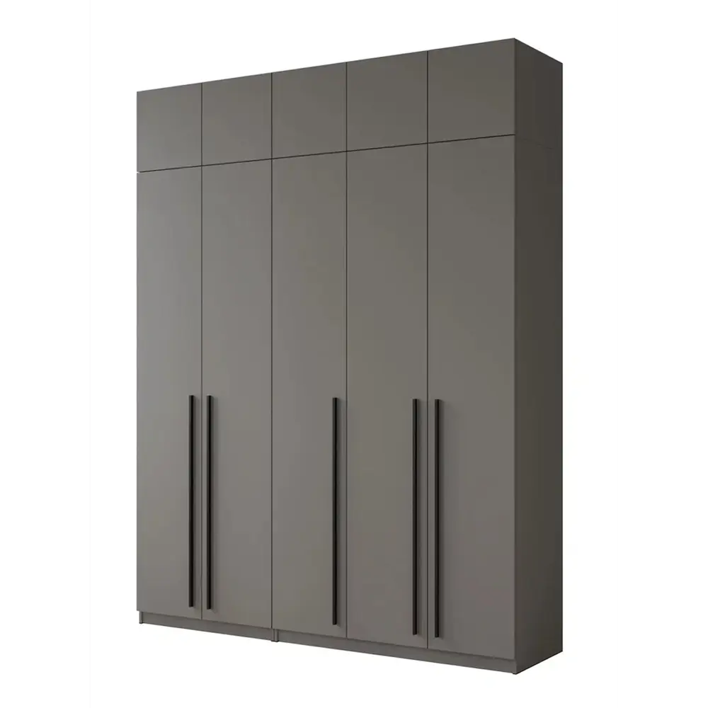 Фото 4 Шкаф распашной Принцесса мелания София3123/2а 200x260x50 см ЛДСП цвет графит Фото 4 Шкаф распашной Принцесса мелания София3123/2а 200x260x50 см ЛДСП цвет графит