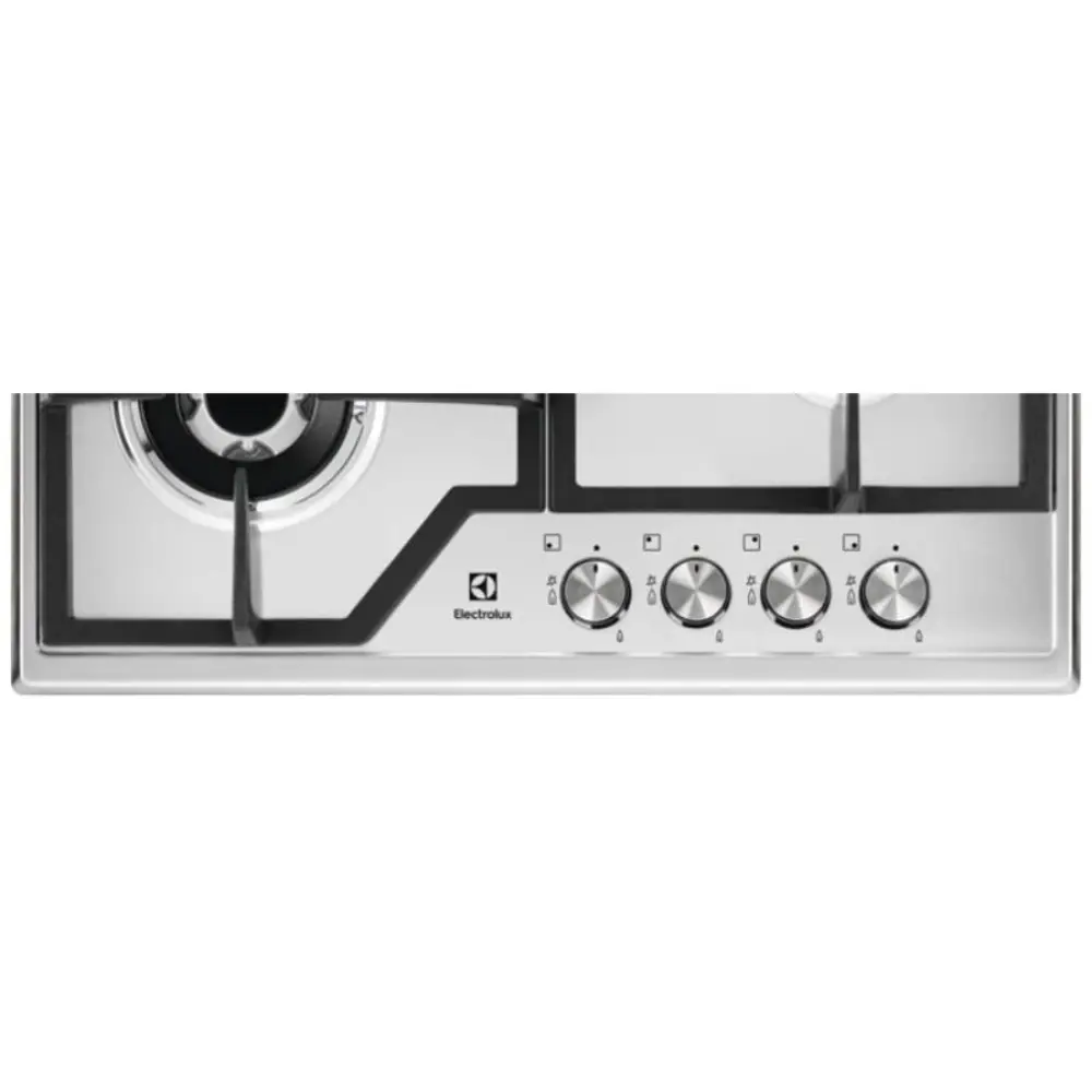 Фото Газовая варочная панель Electrolux CGS6436BX 56 см 4 конфорки цвет серый / серебристый