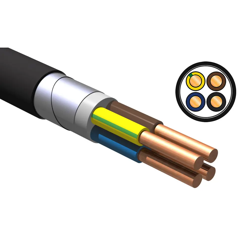 Фото Кабель Nvo ВБШВ 4x4 25 м ГОСТ цвет черный Фото Кабель Nvo ВБШВ 4x4 25 м ГОСТ цвет черный