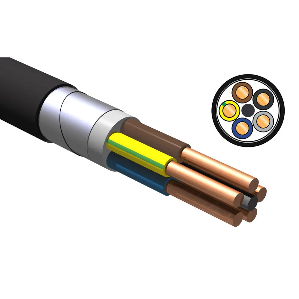 Фото Кабель Nvo ВБШВ 5x6 50 м ГОСТ цвет черный Фото Кабель Nvo ВБШВ 5x6 50 м ГОСТ цвет черный