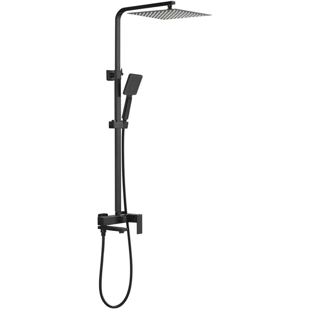 Фото Душевая система Frap F24802-16 4 режимная цвет черный Фото Душевая система Frap F24802-16 4 режимная цвет черный