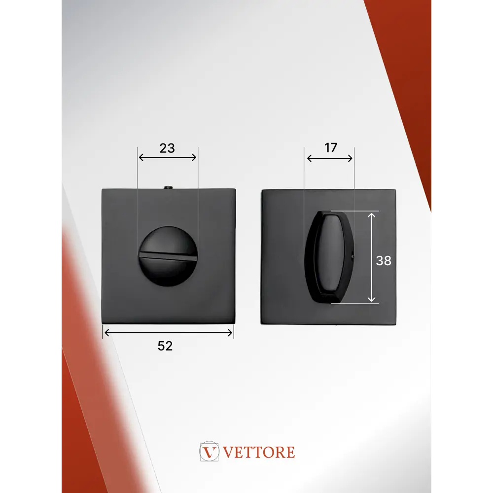 Фото 2 Поворотник Vettore BK 2105 MBP черный матовый Фото 2 Поворотник Vettore BK 2105 MBP черный матовый