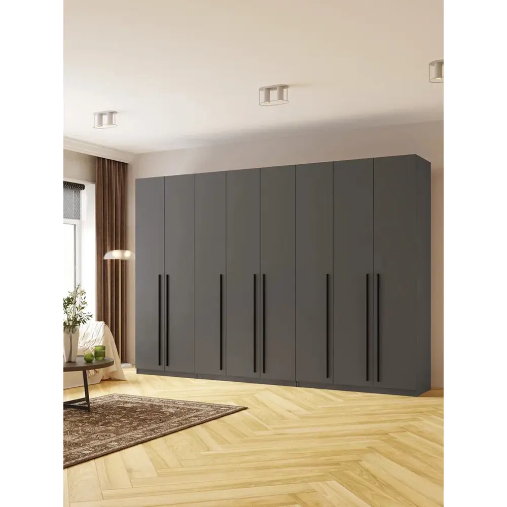 Фото 3 Шкаф распашной Принцесса мелания София3128 320x220x50 см ЛДСП цвет графит Фото 3 Шкаф распашной Принцесса мелания София3128 320x220x50 см ЛДСП цвет графит