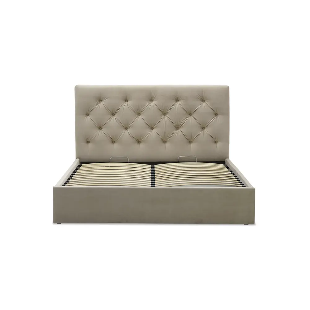 Фото 11 Кровать Ладья Беллини 190 x 112 x 218 см ЛДСП подъемный механизм цвет коричневый