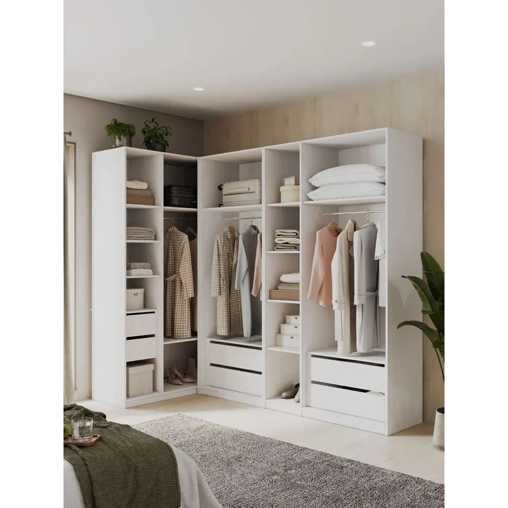 Фото 2 Шкаф распашной Принцесса мелания София с 7 дверями 250x220x50 см ЛДСП цвет белый Фото 2 Шкаф распашной Принцесса мелания София с 7 дверями 250x220x50 см ЛДСП цвет белый