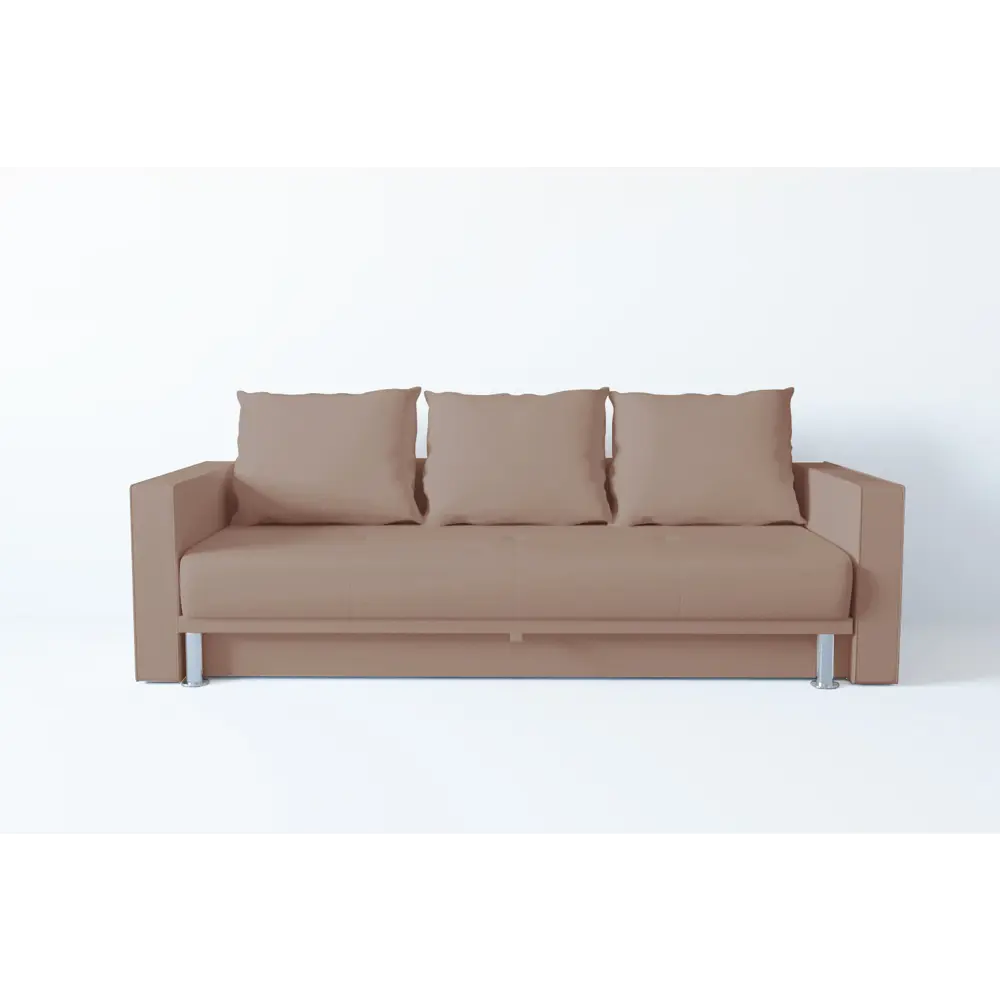 Фото Диван раскладной Edlen Некст 224x70x92 см рогожка цвет brown Фото Диван раскладной Edlen Некст 224x70x92 см рогожка цвет brown