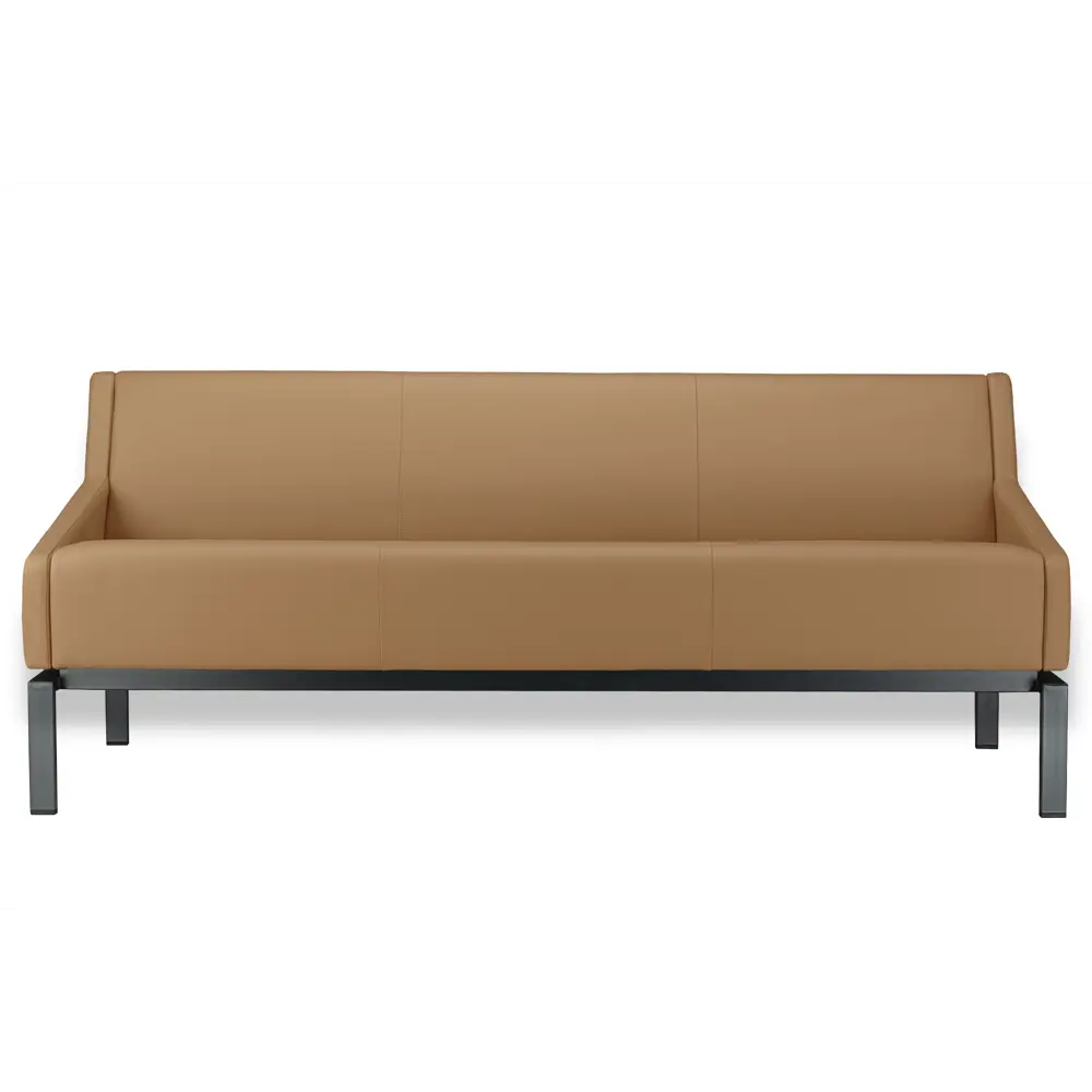 Фото Диван прямой Ramart design Нео 160x66x75 см искусственная кожа цвет оранжевый Фото Диван прямой Ramart design Нео 160x66x75 см искусственная кожа цвет оранжевый