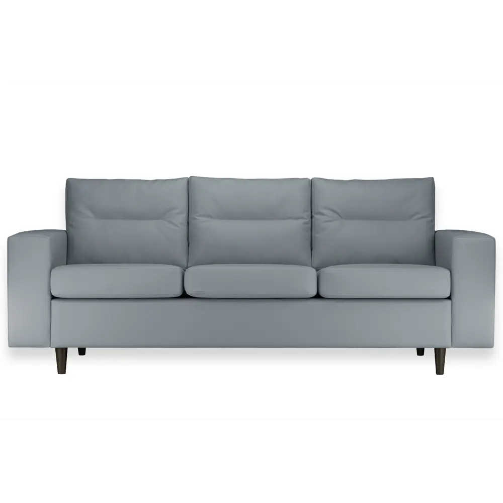 Фото Диван прямой Ramart design Бруно 197x84x80 см искусственная кожа цвет серый Фото Диван прямой Ramart design Бруно 197x84x80 см искусственная кожа цвет серый