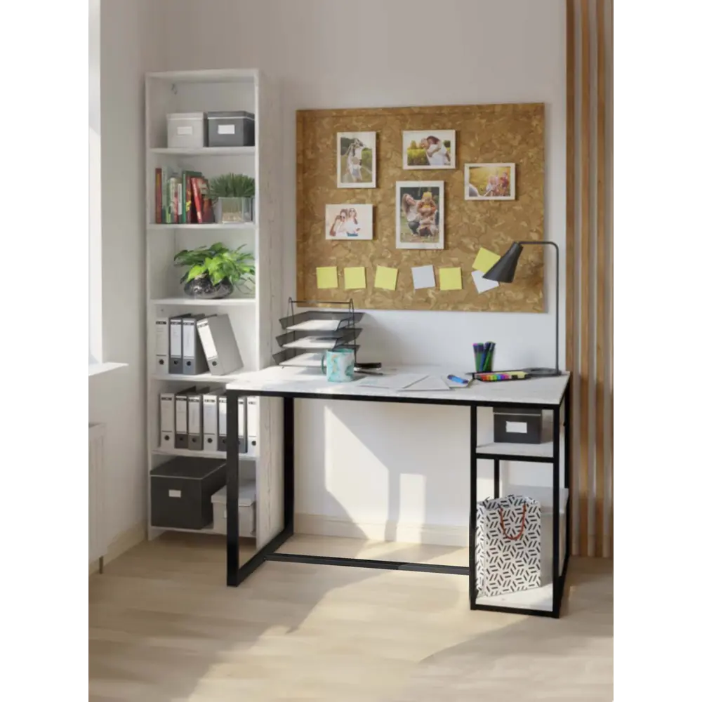 Фото 5 Стол письменный Grostat home Braun 120x75x60 см металл цвет светло-серый Фото 5 Стол письменный Grostat home Braun 120x75x60 см металл цвет светло-серый