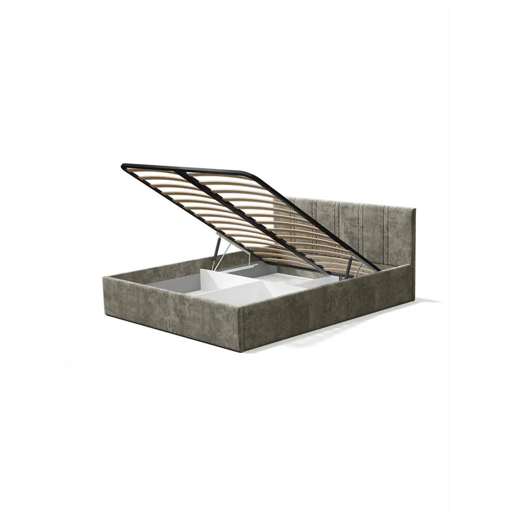 Фото 5 Кровать Bts Ника 200x160 см велюр цвет муссон Фото 5 Кровать Bts Ника 200x160 см велюр цвет муссон