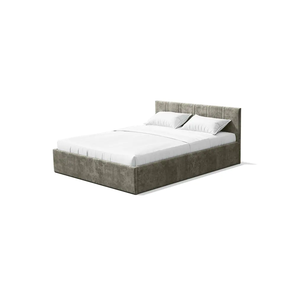 Фото Кровать Bts Ника 200x160 см велюр цвет муссон Фото Кровать Bts Ника 200x160 см велюр цвет муссон