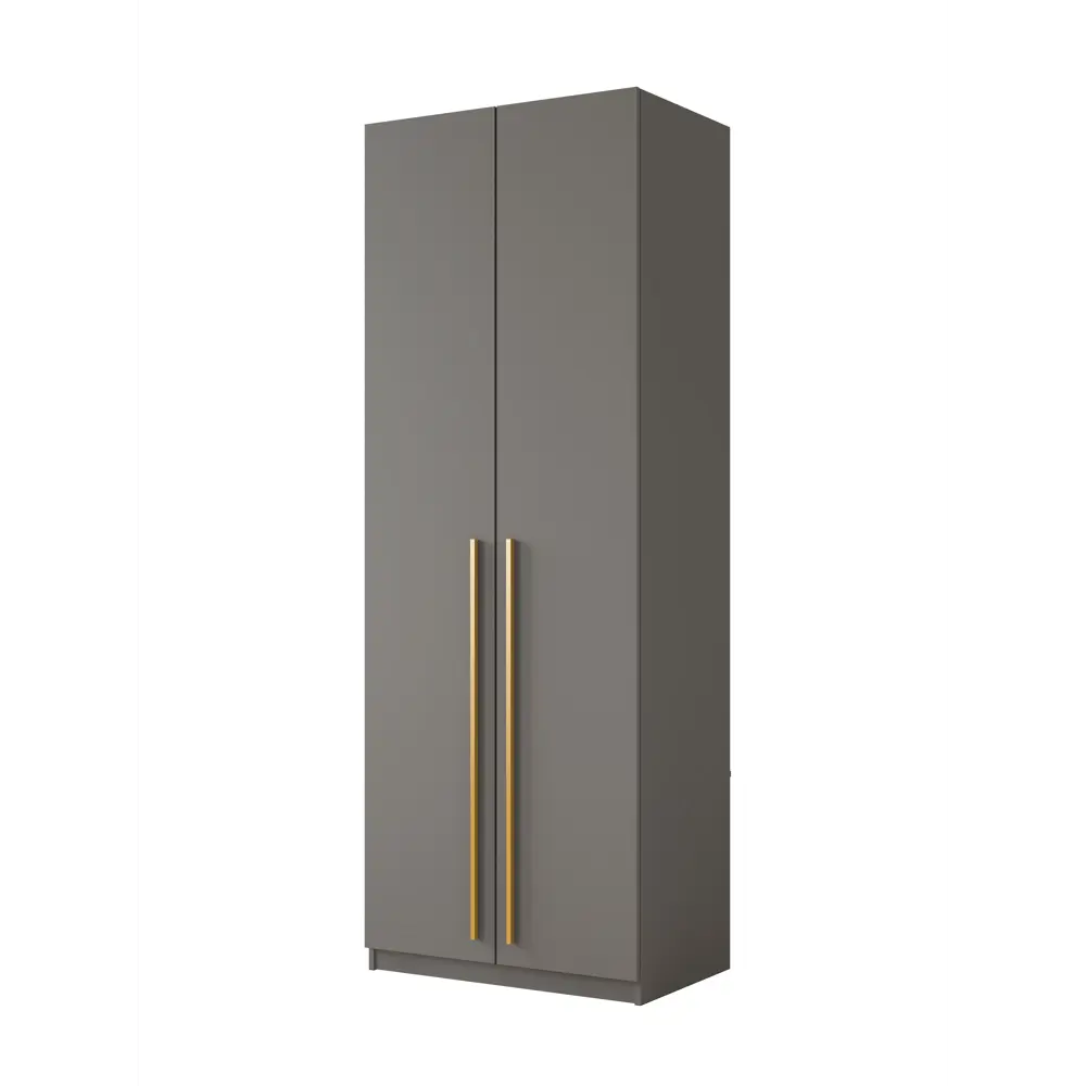 Фото 2 Шкаф распашной Принцесса мелания София 3622 с 2 дверями 80x220x50 см ЛДСП цвет серый Фото 2 Шкаф распашной Принцесса мелания София 3622 с 2 дверями 80x220x50 см ЛДСП цвет серый