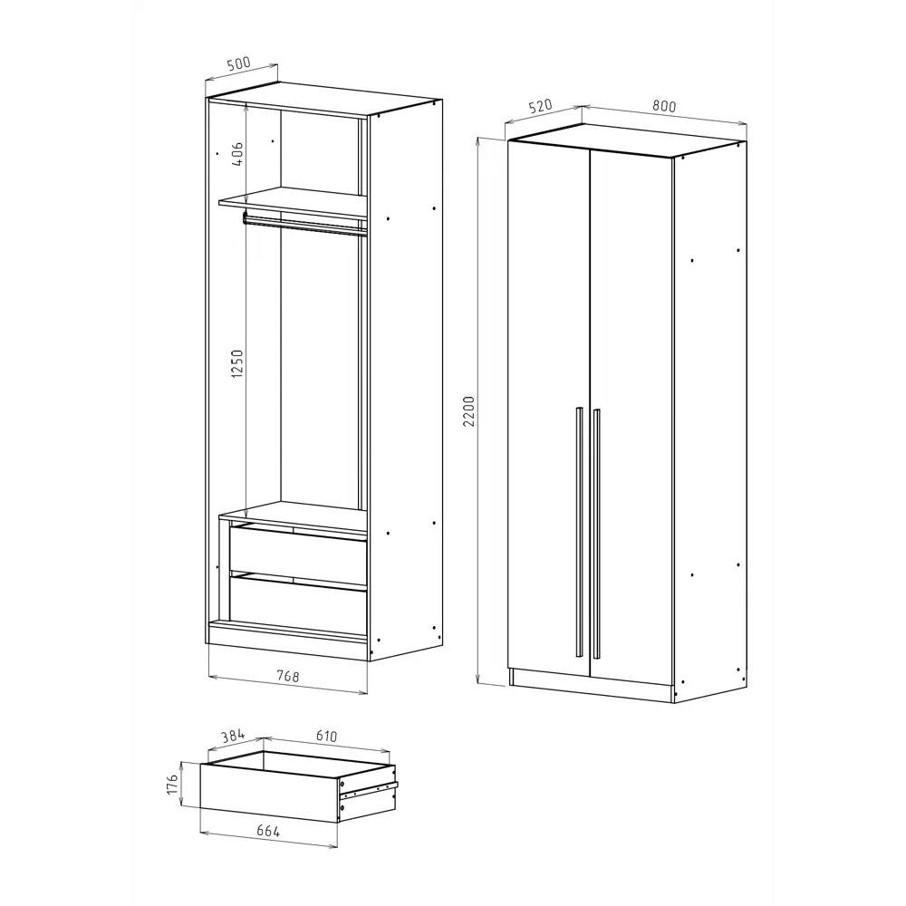 Фото 4 Шкаф распашной Принцесса мелания София 3628а с 8 дверями 320x260x50 см ЛДСП цвет серый Фото 4 Шкаф распашной Принцесса мелания София 3628а с 8 дверями 320x260x50 см ЛДСП цвет серый