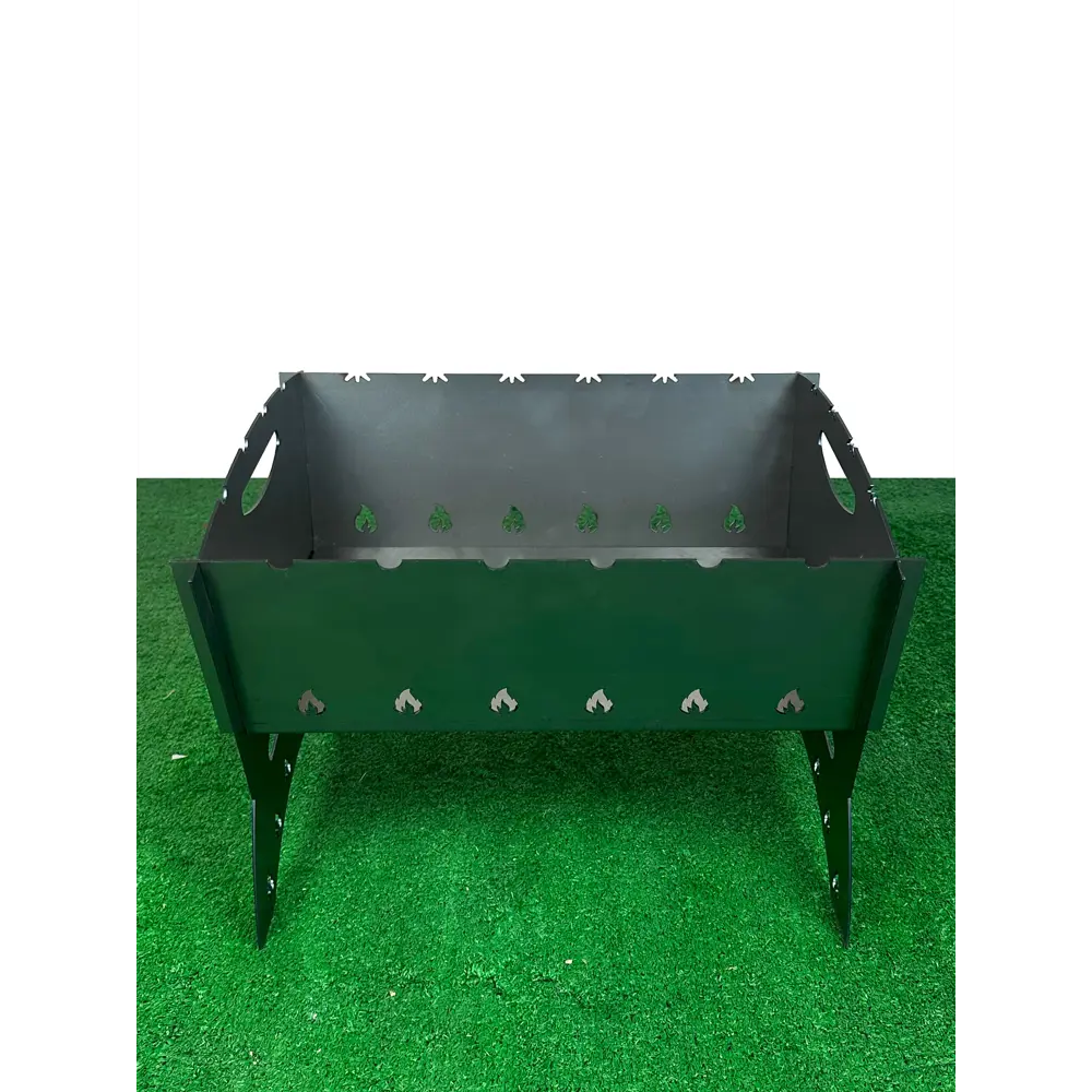 Фото 2 Мангал Мультиагро Турист-2 НФ-00002668 разборный 2 мм 40x30x30см сталь