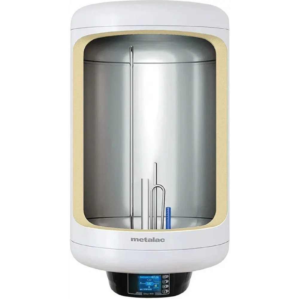 Фото 2 Накопительный водонагреватель электрический 80 л Metalac bojler Mb p80 wi 2 кВт металл сухой ТЭН