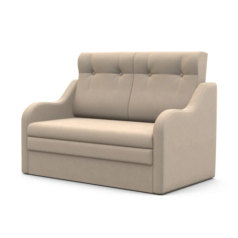 Фото 3 Диван раскладной Гамма Классика 2В 140x101x83 см велюр цвет бежевый Фото 3 Диван раскладной Гамма Классика 2В 140x101x83 см велюр цвет бежевый