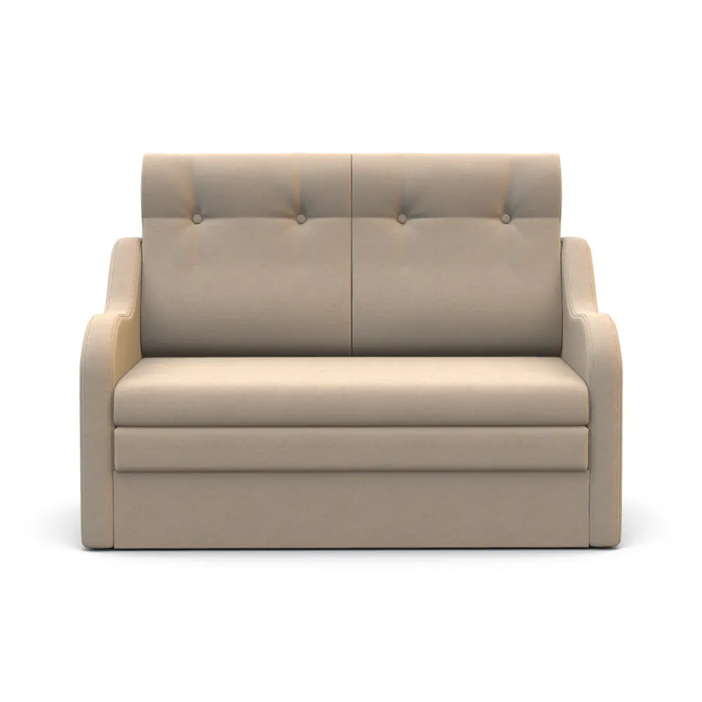 Фото 2 Диван раскладной Гамма Классика 2В 140x101x83 см велюр цвет бежевый Фото 2 Диван раскладной Гамма Классика 2В 140x101x83 см велюр цвет бежевый