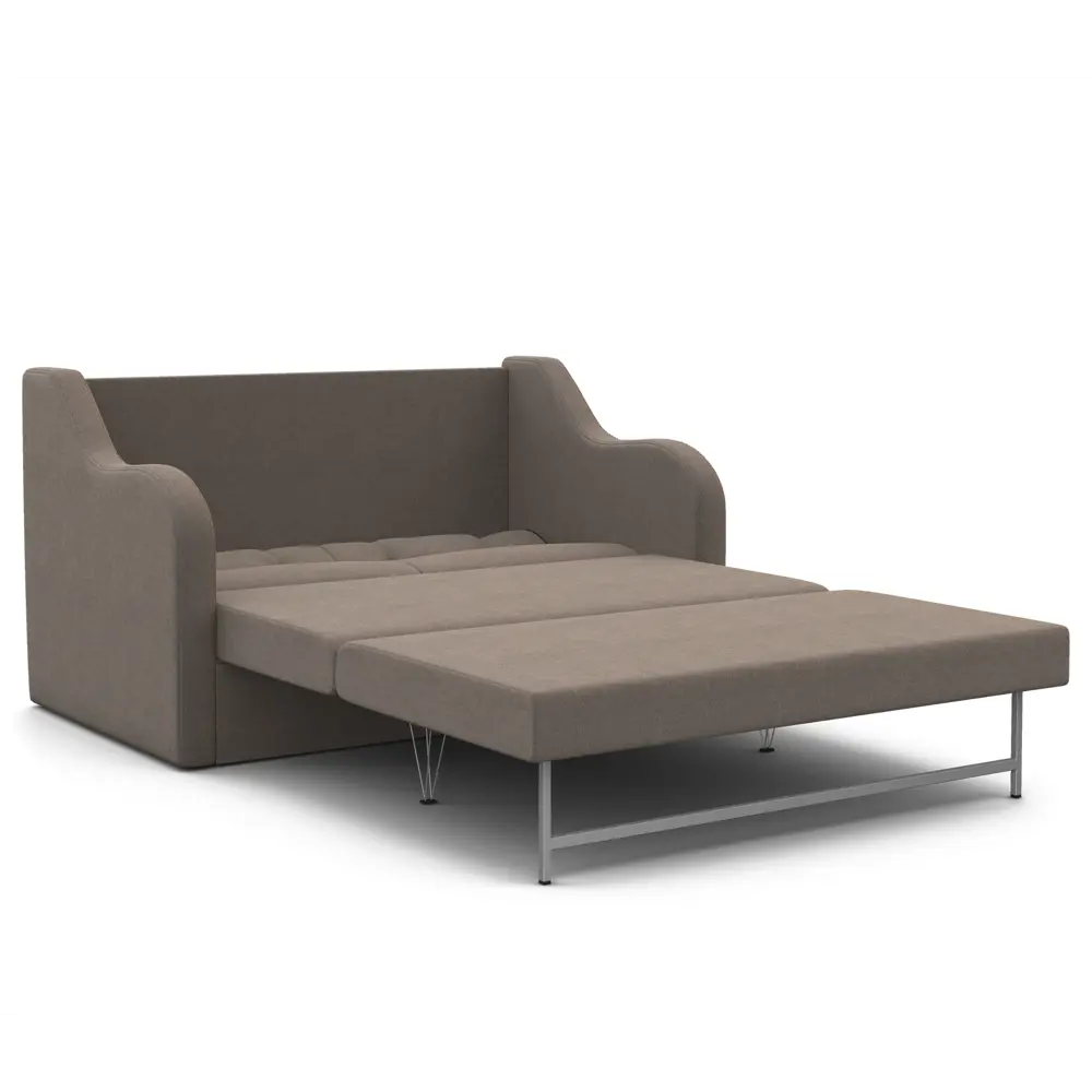 Фото 5 Диван раскладной Гамма Классика 2В 140x101x83 см велюр цвет светло-коричневый Фото 5 Диван раскладной Гамма Классика 2В 140x101x83 см велюр цвет светло-коричневый