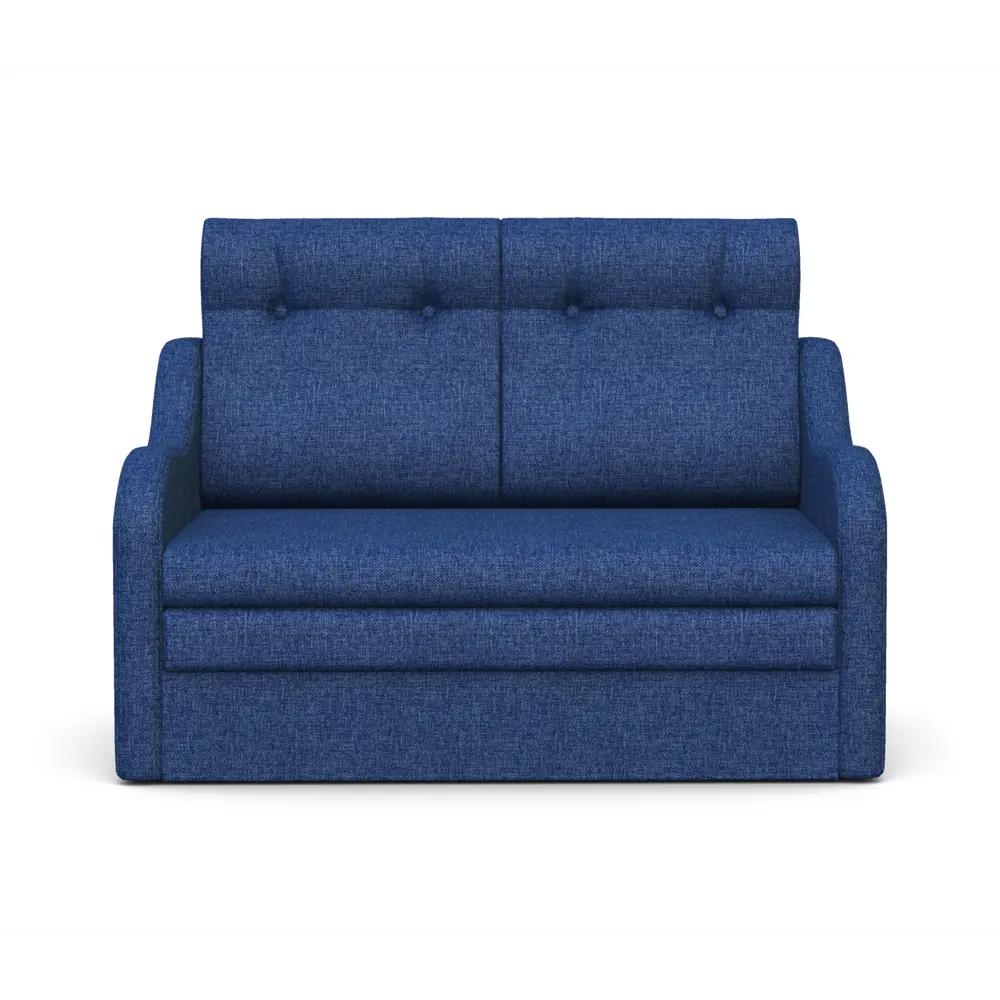 Фото 2 Диван раскладной Гамма Классика 2В 140x101x83 см рогожка цвет синий