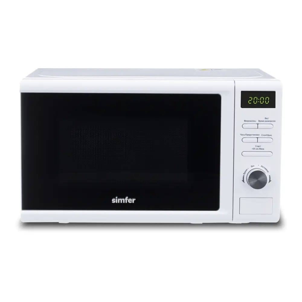 Фото 18 Микроволновая печь соло Simfer MD2250 20 л 44x34.5x25.9см белый Фото 18 Микроволновая печь соло Simfer MD2250 20 л 44x34.5x25.9см белый