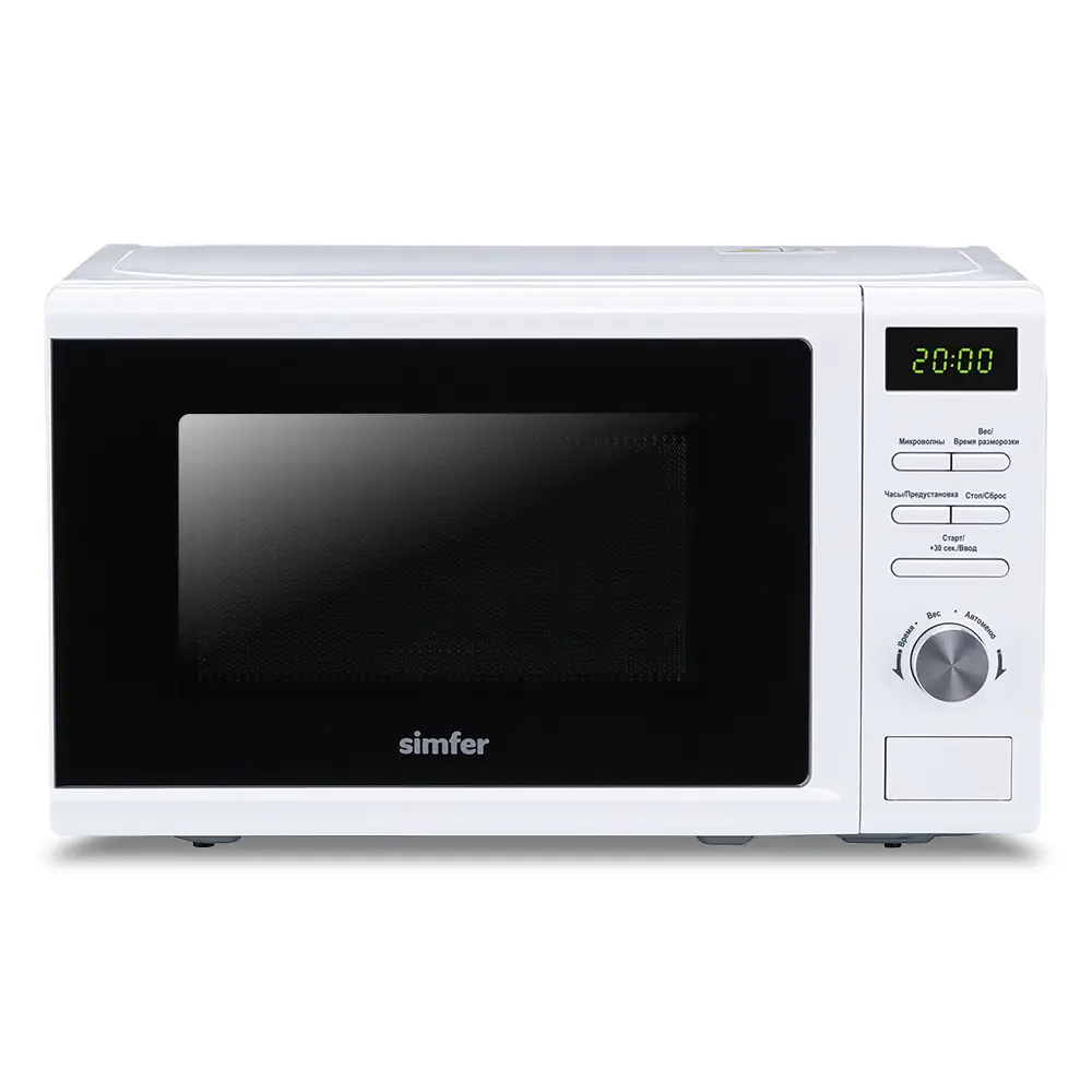 Фото Микроволновая печь соло Simfer MD2250 20 л 44x34.5x25.9см белый Фото Микроволновая печь соло Simfer MD2250 20 л 44x34.5x25.9см белый
