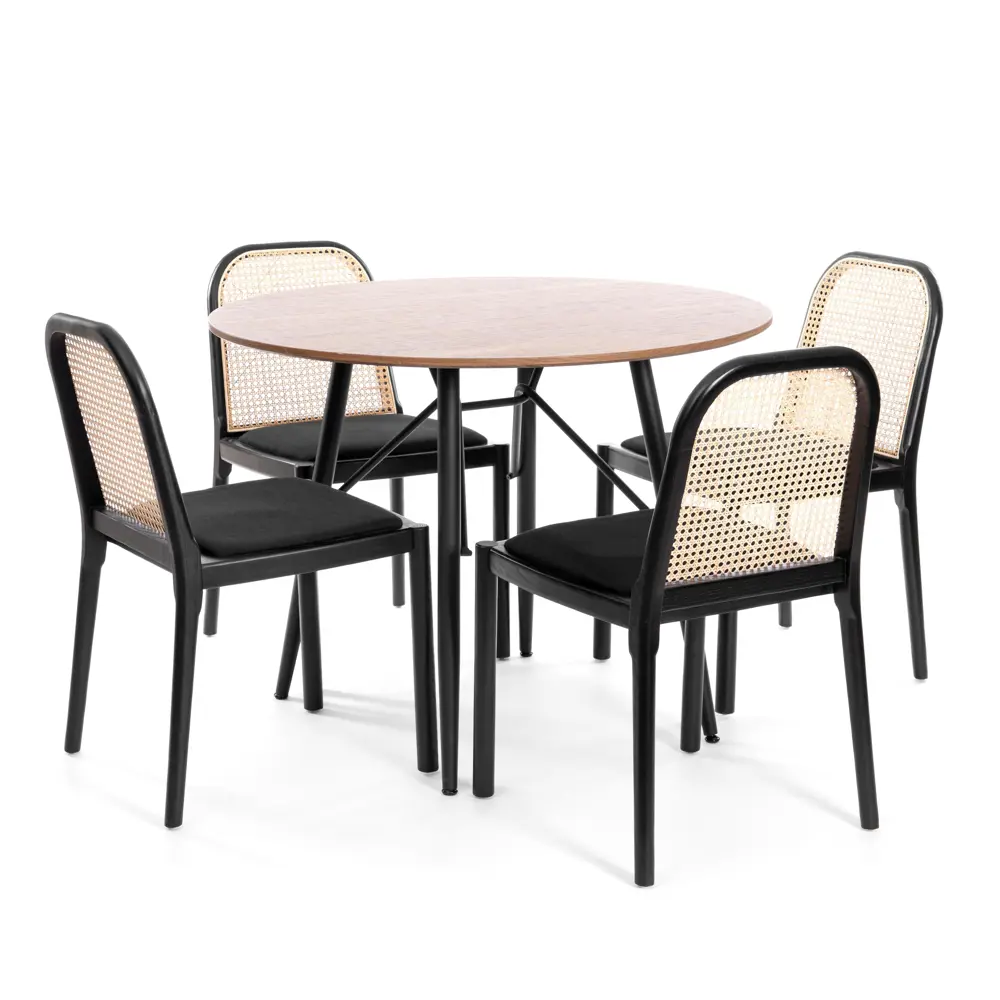 Фото 3 Кухонный стул Tetchair Freya 46x79x41 см ткань цвет черный Фото 3 Кухонный стул Tetchair Freya 46x79x41 см ткань цвет черный