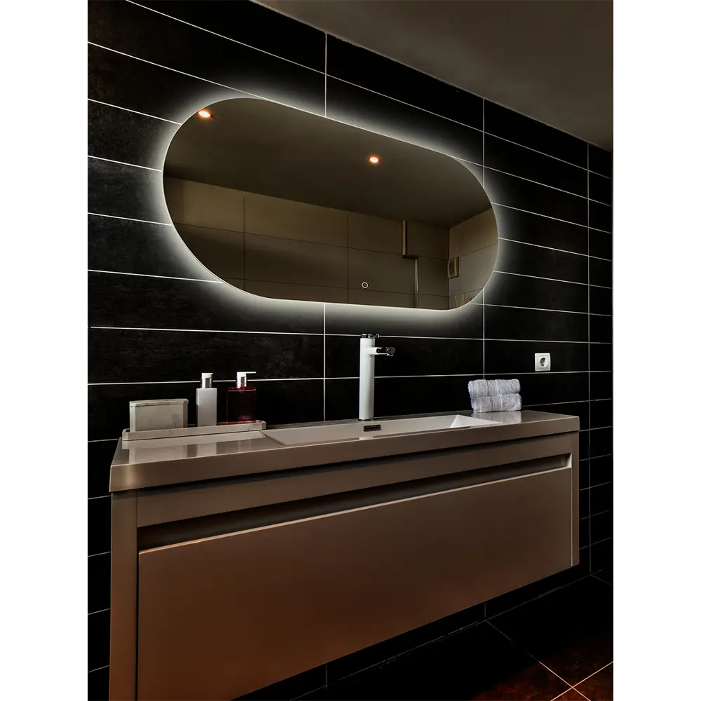 Фото 13 Зеркало для ванной Doratiz Лайт 2611.005 с подсветкой 100x50см Фото 13 Зеркало для ванной Doratiz Лайт 2611.005 с подсветкой 100x50см