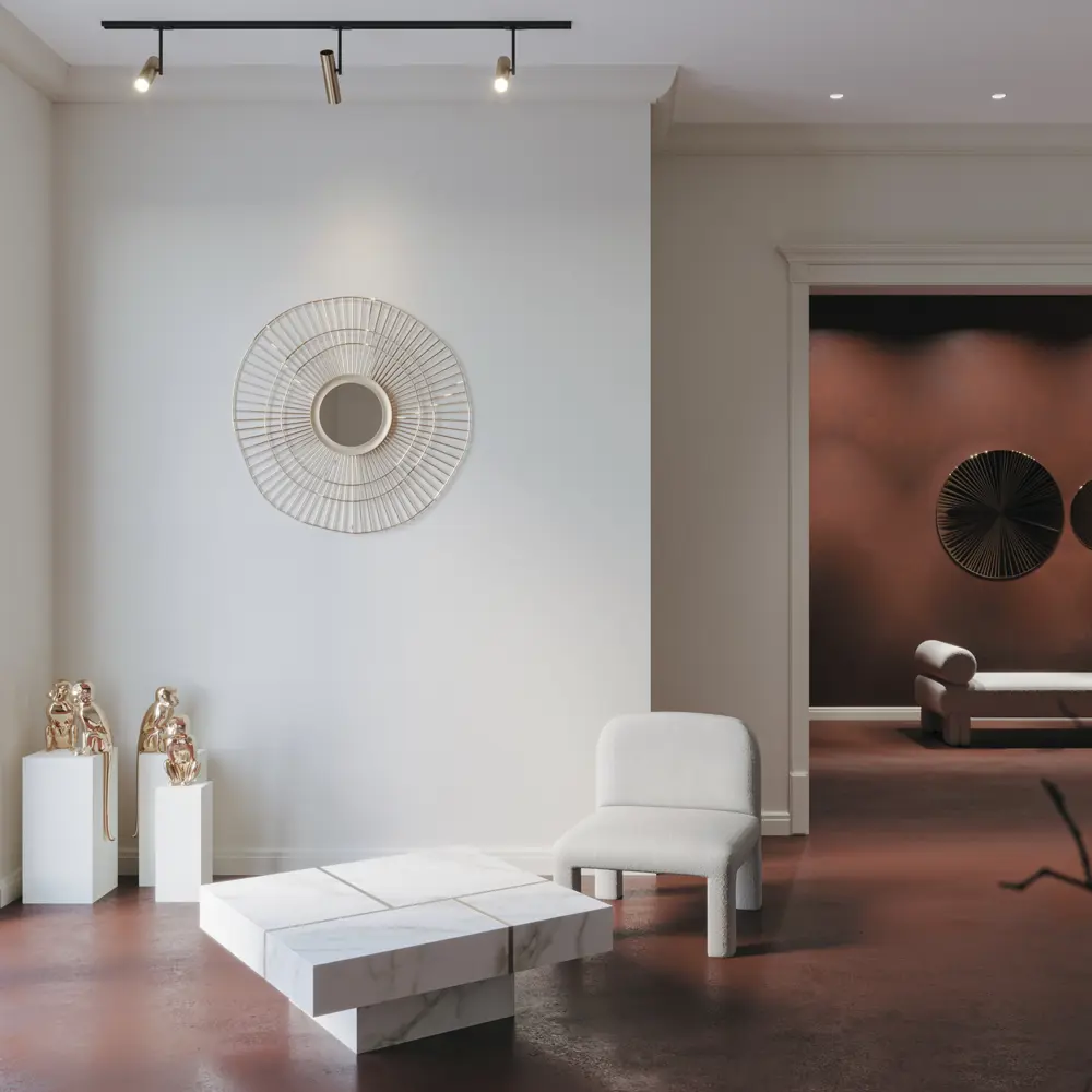 Фото 11 Трековый светильник спот Elti Single под лампу GU10 однофазный цвет черный