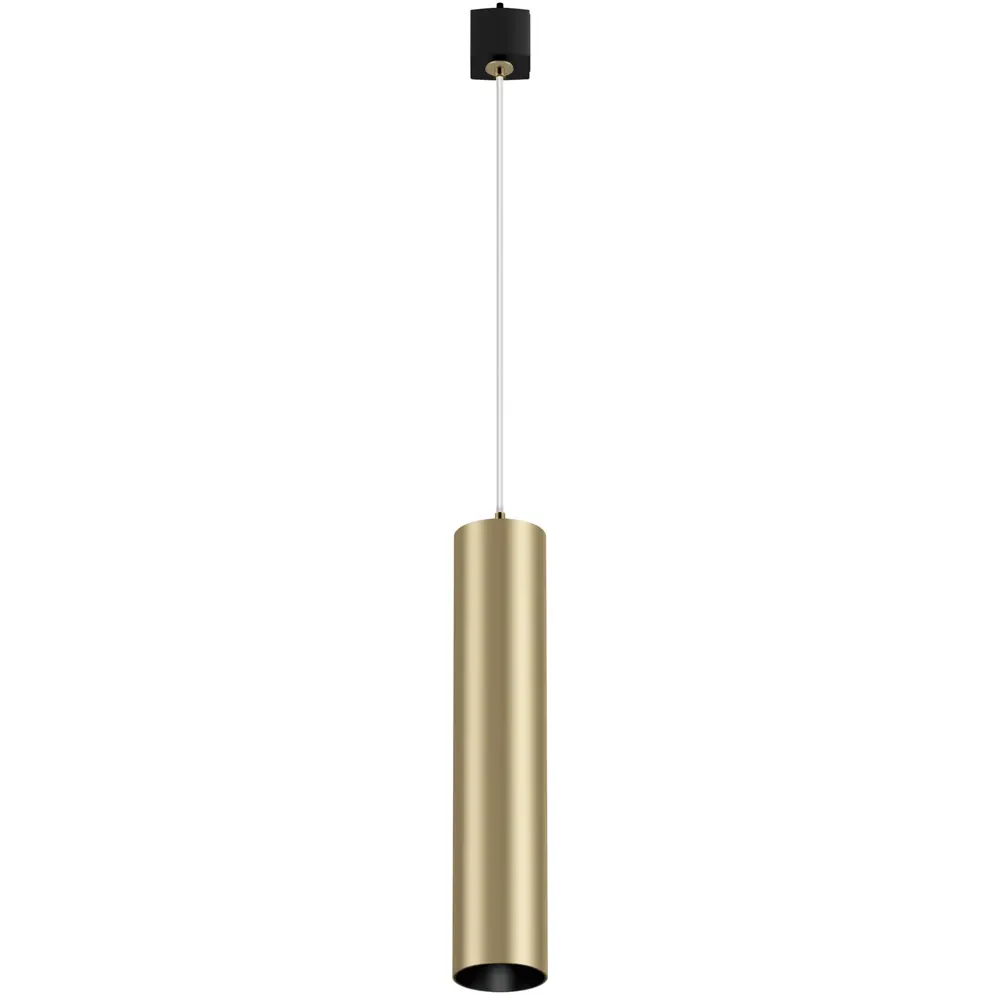 Фото Трековый светильник подвесной Focus Single под лампу GU10 магнитный цвет черный Фото Трековый светильник подвесной Focus Single под лампу GU10 магнитный цвет черный