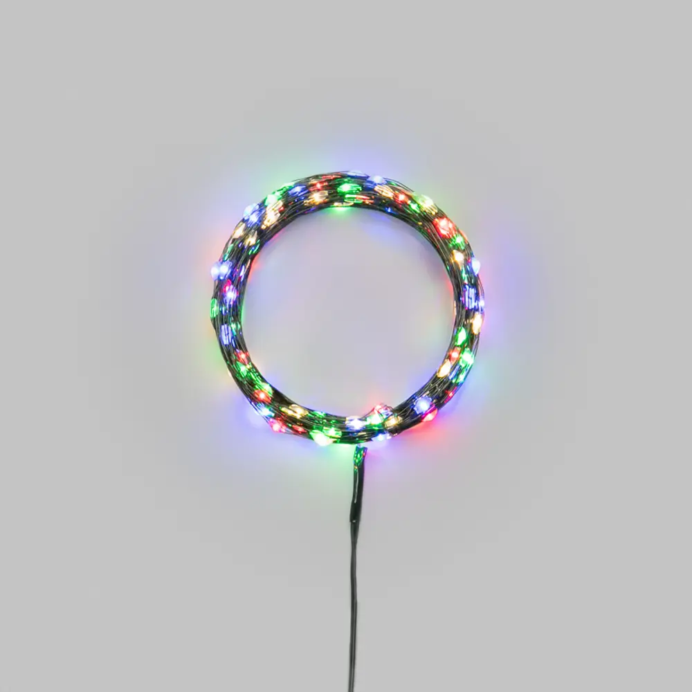 Фото 2 Электрогирлянда комнатная Neon-Night Роса 20 м 200 ламп цвет разноцветный 8 режимов работы Фото 2 Электрогирлянда комнатная Neon-Night Роса 20 м 200 ламп цвет разноцветный 8 режимов работы