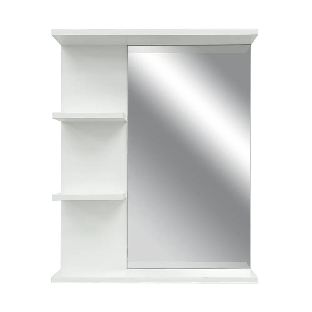 Фото 7 Зеркало для ванны DORATIZ Доминикана 57 с полками универсальное цвет белый