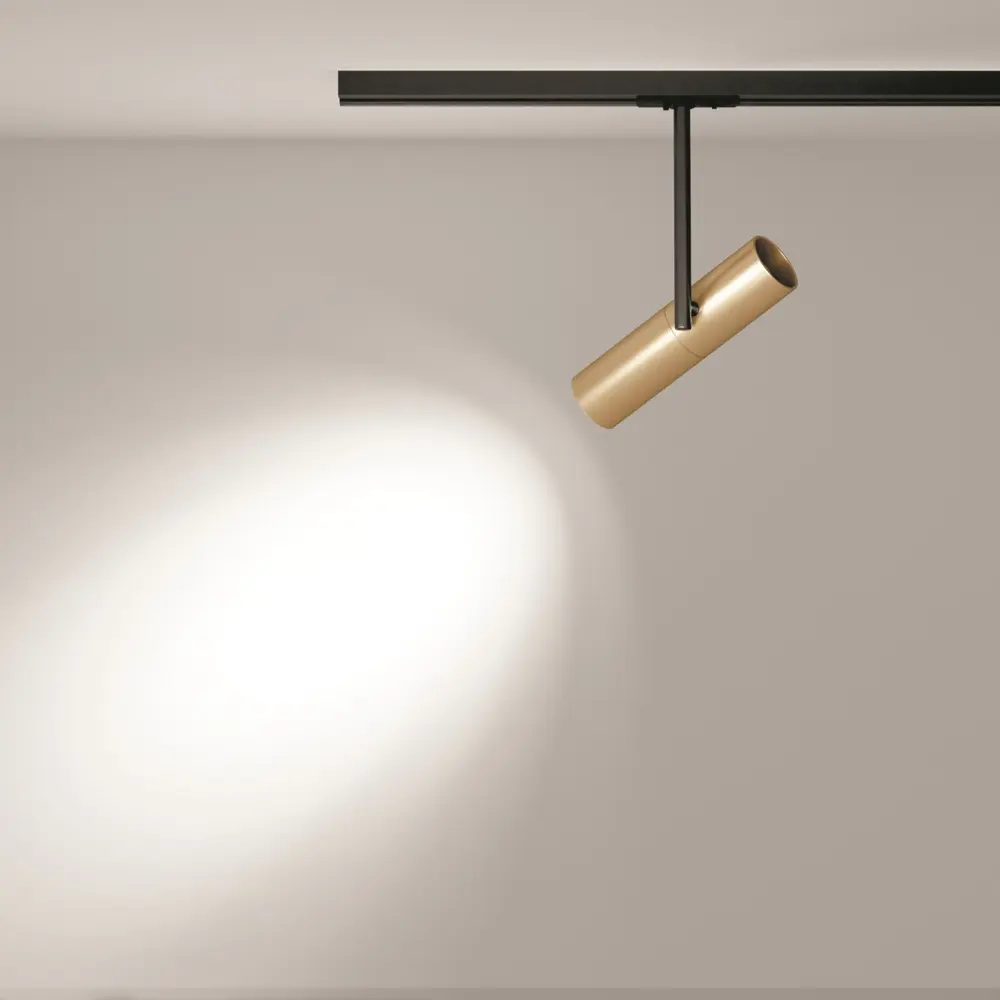 Фото 2 Трековый светильник спот Elti Single под лампу GU10 однофазный цвет черный