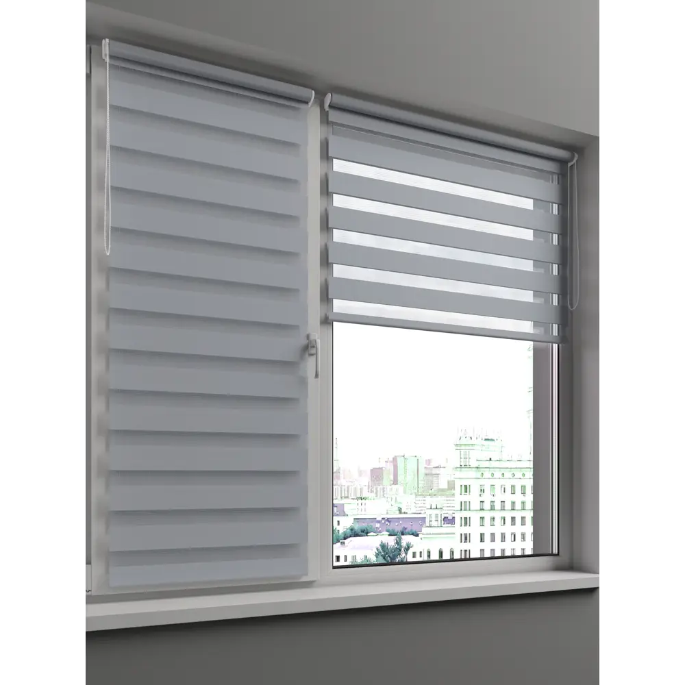 Фото 4 Рулонная штора EVOLI 37x170 75185 цвет серый