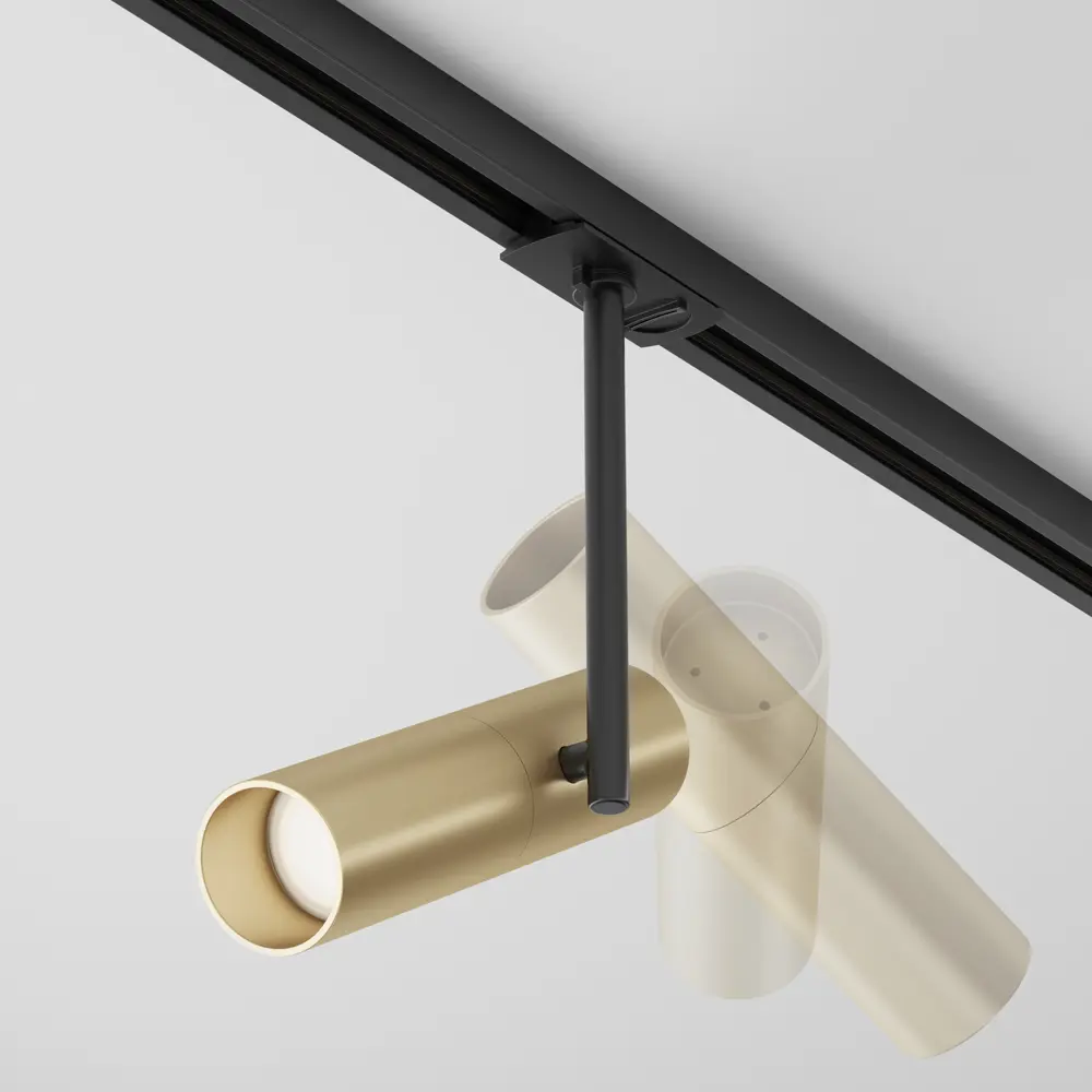 Фото 8 Трековый светильник спот Elti Single под лампу GU10 однофазный цвет черный