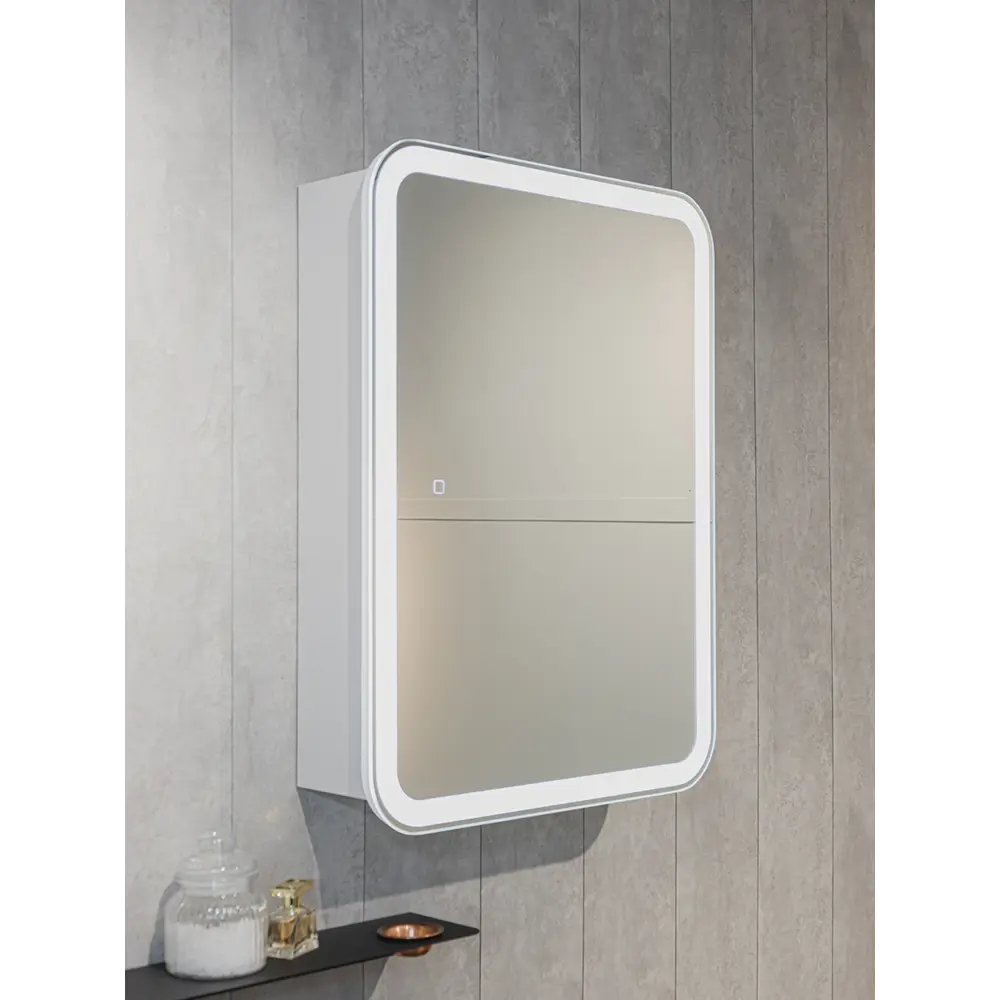 Фото 2 Зеркало шкаф для ванной Doratiz Аква плюс 50 с подсветкой Фото 2 Зеркало шкаф для ванной Doratiz Аква плюс 50 с подсветкой