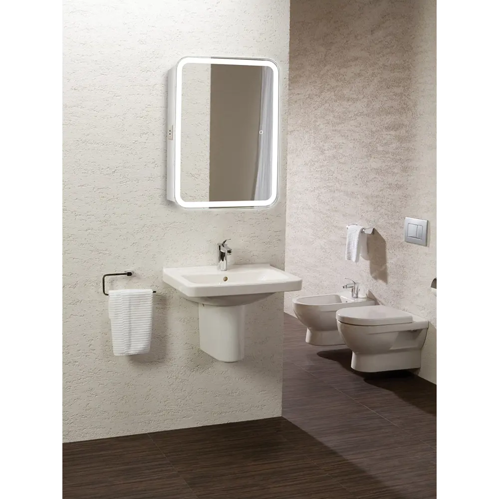 Фото 9 Зеркало шкаф для ванной Doratiz Аква плюс 50 с подсветкой Фото 9 Зеркало шкаф для ванной Doratiz Аква плюс 50 с подсветкой