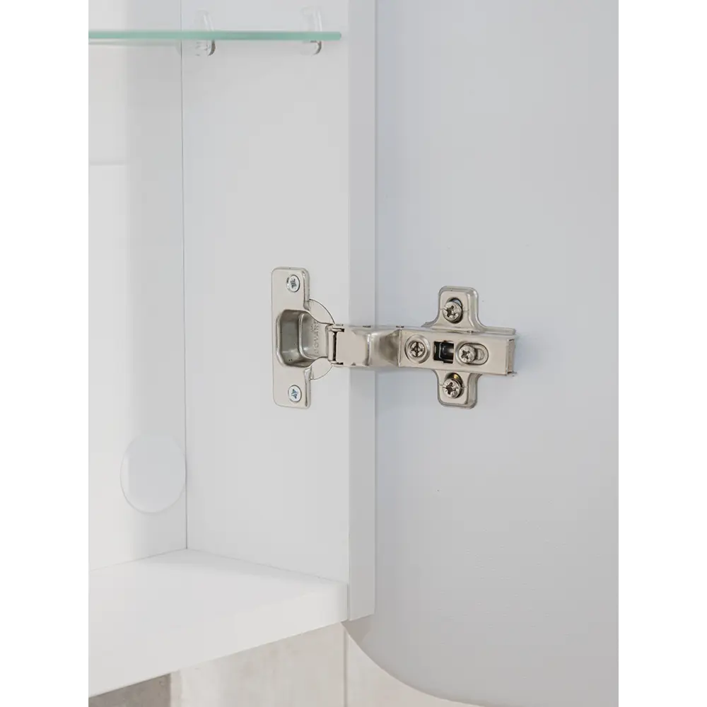 Фото 18 Зеркало шкаф для ванны Doratiz Аква плюс 60 с LED подсветкой цвет белый Фото 18 Зеркало шкаф для ванны Doratiz Аква плюс 60 с LED подсветкой цвет белый