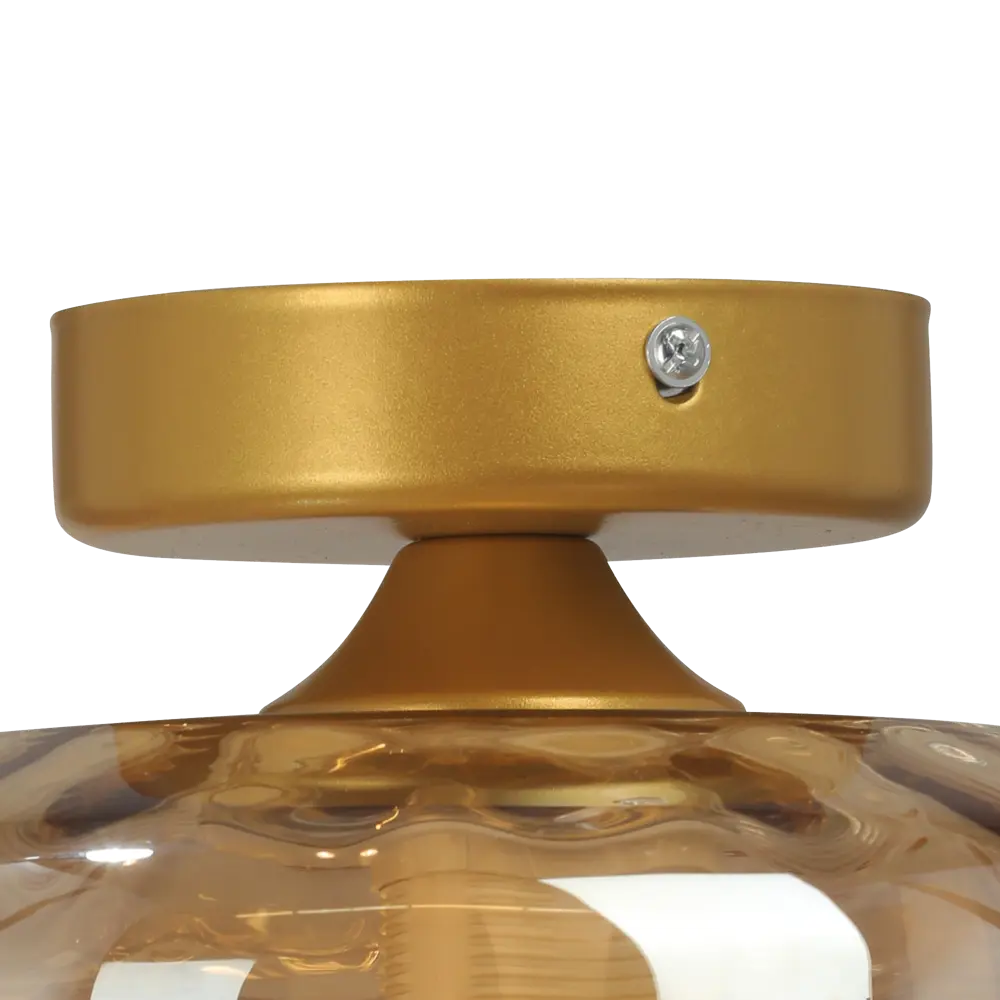 Фото 4 Люстра потолочная Янтарь 1 лампа 3 м² цвет золотой Фото 4 Люстра потолочная Янтарь 1 лампа 3 м² цвет золотой