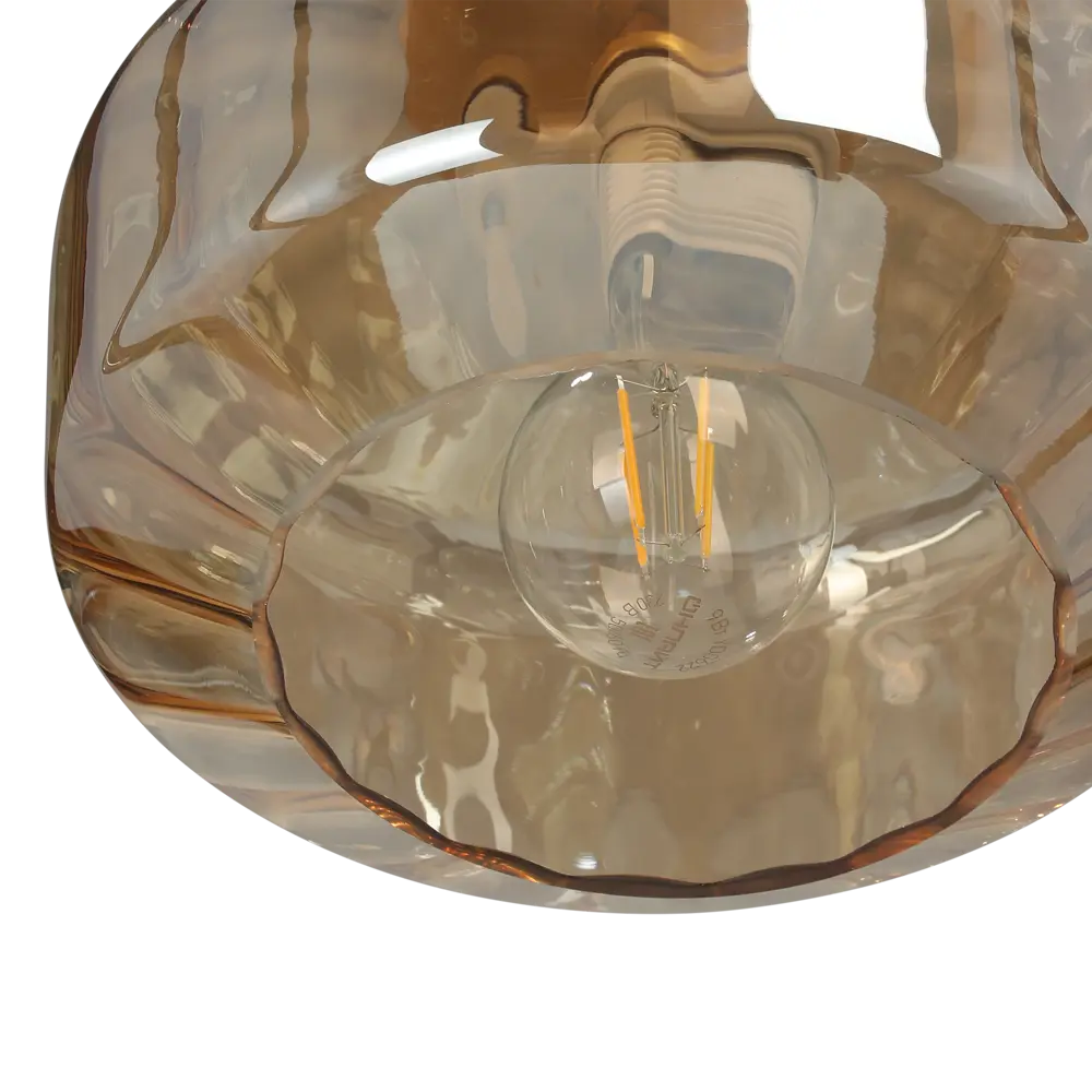 Фото 5 Люстра потолочная Янтарь 1 лампа 3 м² цвет золотой Фото 5 Люстра потолочная Янтарь 1 лампа 3 м² цвет золотой