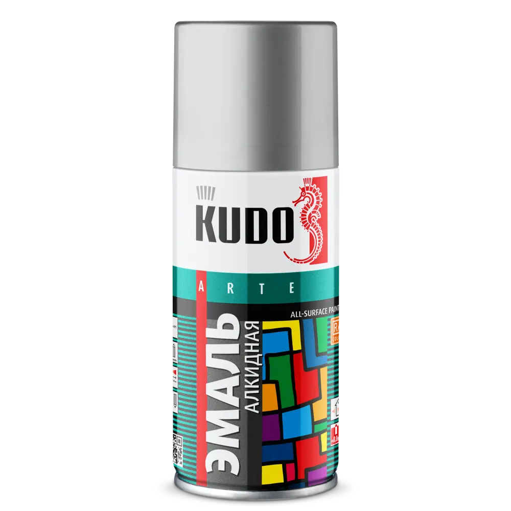 Фото 2 Эмаль аэрозольная Kudo универсальная полуматовая цвет коричневая 520 мл 12 шт Фото 2 Эмаль аэрозольная Kudo универсальная полуматовая цвет коричневая 520 мл 12 шт