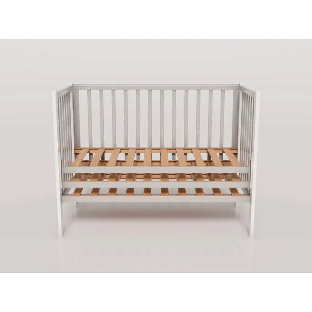 Фото 9 Кровать для новорожденных Incanto Astra 120x60 см массив дерева цвет серый/белый