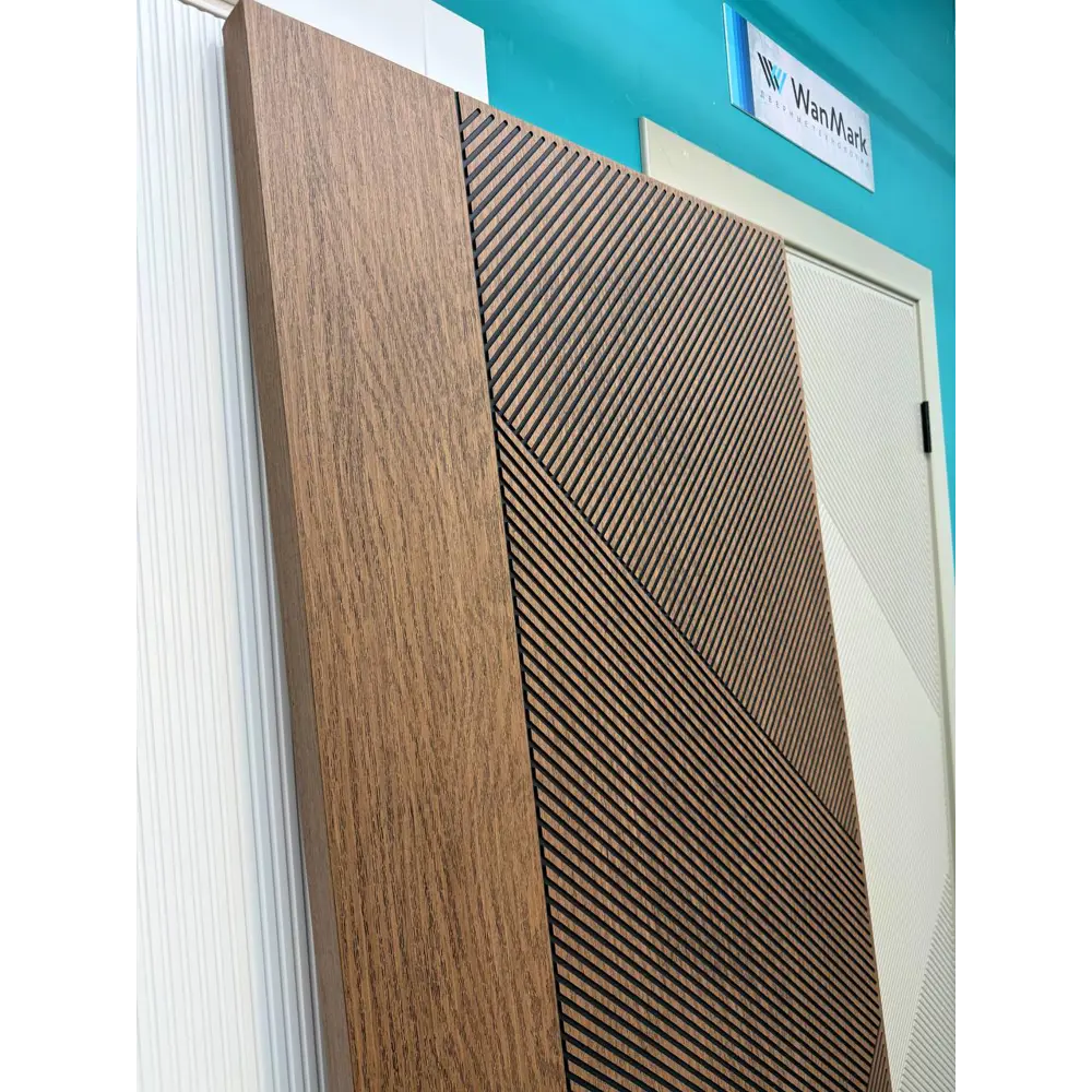 Фото 5 Дверь межкомнатная Wanmark Синди-13 глухая 80х200см шпон цвет коричневый с врезкой с замком и петлями Фото 5 Дверь межкомнатная Wanmark Синди-13 глухая 80х200см шпон цвет коричневый с врезкой с замком и петлями