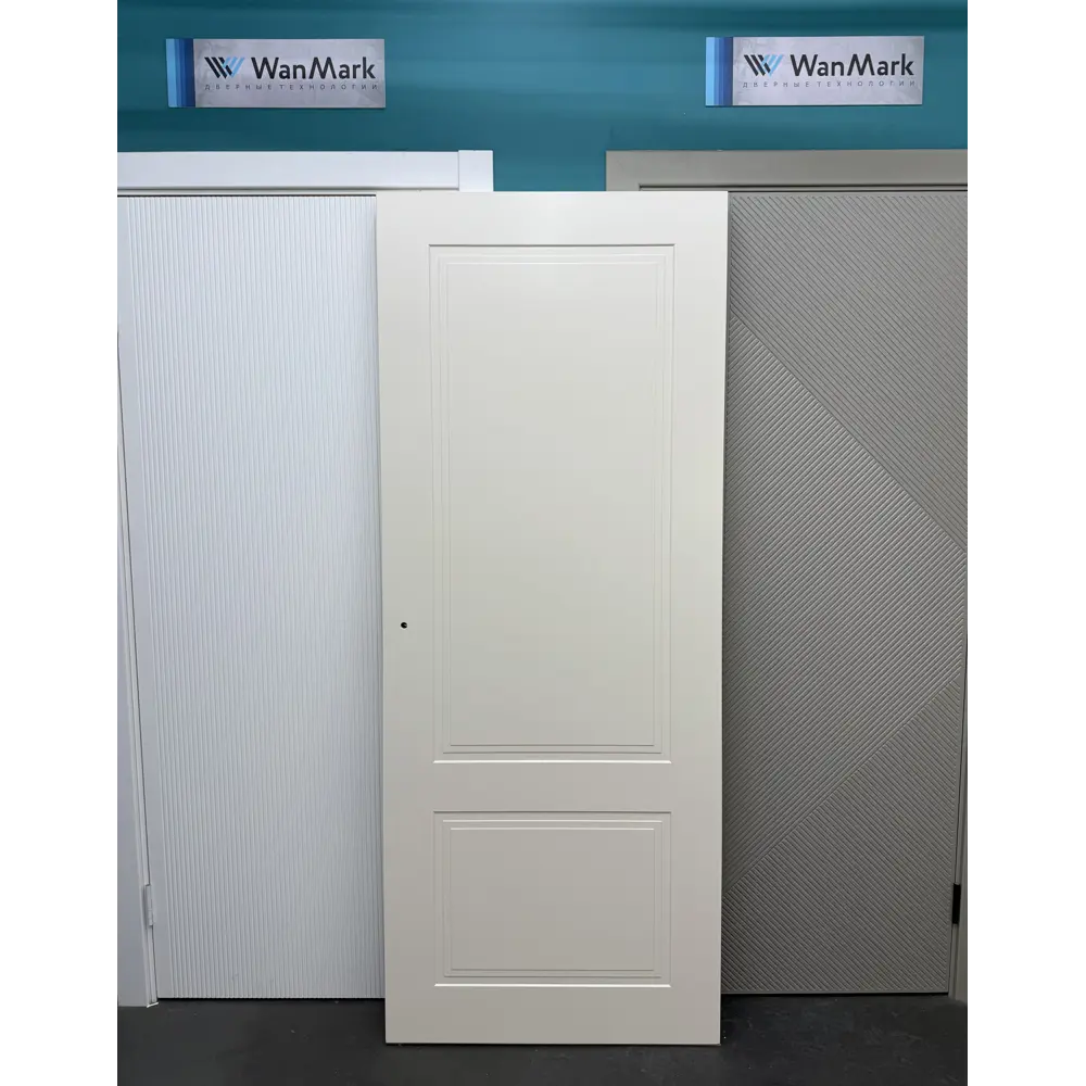 Фото 2 Дверь межкомнатная Wanmark Стефани-22 глухая 55х190см эмаль цвет бежевый с врезкой с замком и петлями Фото 2 Дверь межкомнатная Wanmark Стефани-22 глухая 55х190см эмаль цвет бежевый с врезкой с замком и петлями